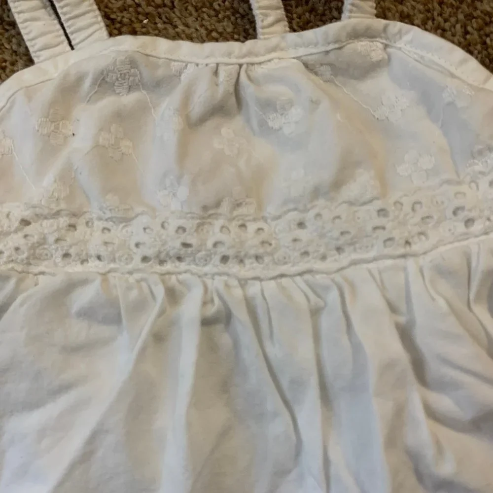 White eyelet genuine kids by Osh Kosh top